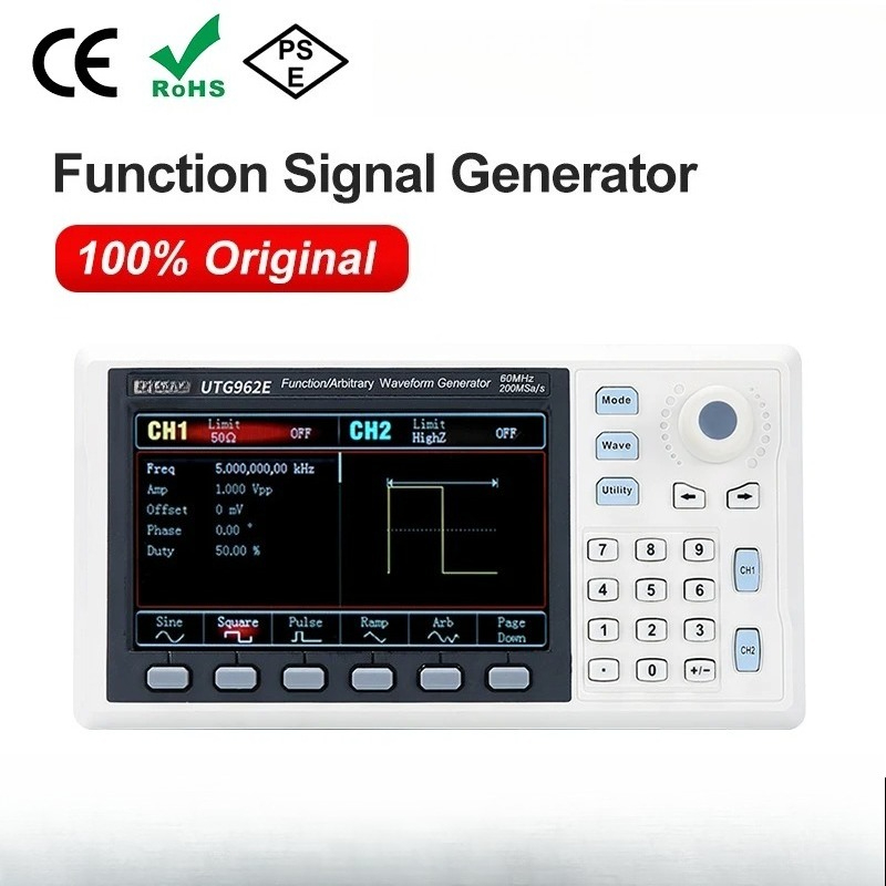 Function Signal Generator UTG9 - Dual Channel Arbitrary Waveform Function Generator 60Mhz review and price