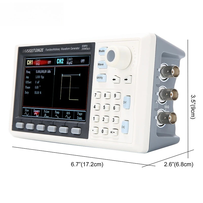 Function Signal Generator UTG9 - Dual Channel Arbitrary Waveform Function Generator 60Mhz review and price